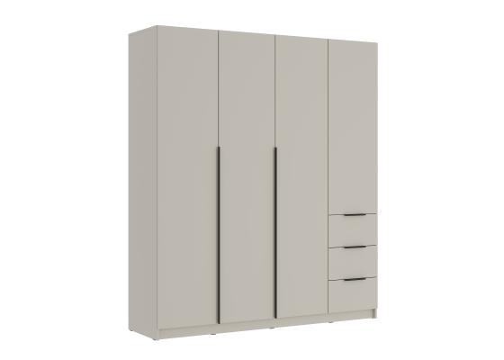 ВЕНТУРО Шкаф ШК-003 (4-ств, с ящиками) Корпус - Кашемир 2,75