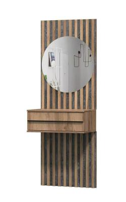 Марракеш Секция с зеркалом Дуб вотан / Цемент темный