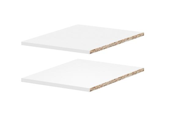 мс Алиса комплект полок (для П-400) белый/белый гладкий