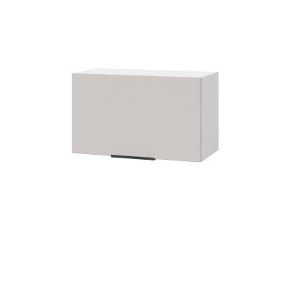 Шкаф верхний горизонтальный ШВГ 600 Корпус: ЛДСП белый 16мм; фасад: фрезеровка Оливия, МДФ моно керамика 16 мм