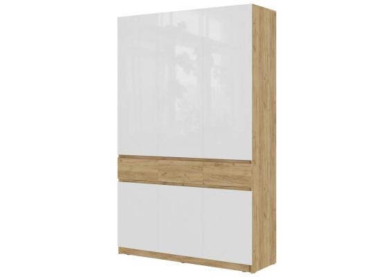 БОСТОН ШК-002 Шкаф 3-ств. МДФ (Комплект) Дуб Крафт золотой / Белый БОСТОН ШК-002 Шкаф 3-ств. МДФ (Комплект) Дуб Крафт золотой / Белый