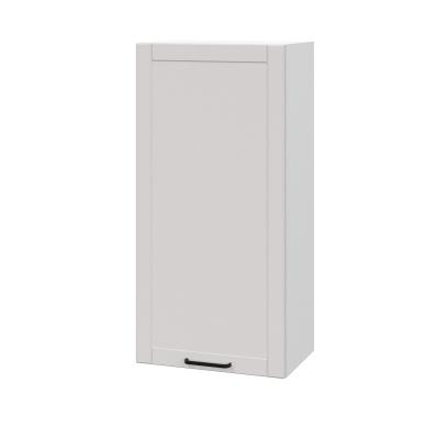 Шкаф верхний (премьер) ШВ 450Н Корпус: ЛДСП белый 16мм; фасад: фрезеровка Диада, МДФ лофт крем 16 мм