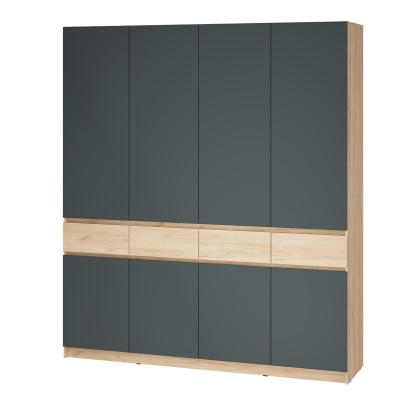 мс для прихожей Стоуби ШК-2000 дуб крафт золотой/серый графит