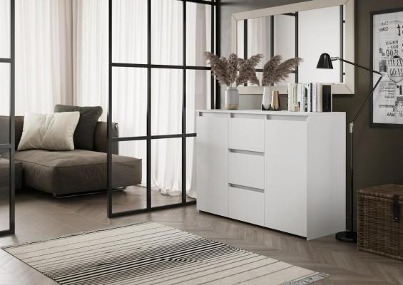 МИЛАНО-3 Комод (У) Белый