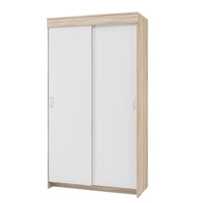 шкаф-купе Бассо 1,0м дуб сонома/белый