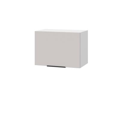 Шкаф верхний горизонтальный ШВГ 500 Корпус: ЛДСП белый 16мм; фасад: фрезеровка Оливия, МДФ моно керамика 16 мм