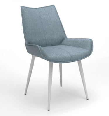 Стул Голиаф Серо-голубой SHE993 / Белый