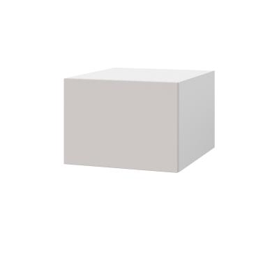 Шкаф верхний  антресоль ШВА 500 Корпус: ЛДСП белый 16мм; фасад: фрезеровка Оливия, МДФ моно керамика 16 мм