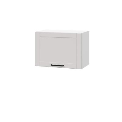 Шкаф верхний горизонтальный ШВГ 500 Корпус: ЛДСП белый 16мм; фасад: фрезеровка Диада, МДФ лофт крем 16 мм