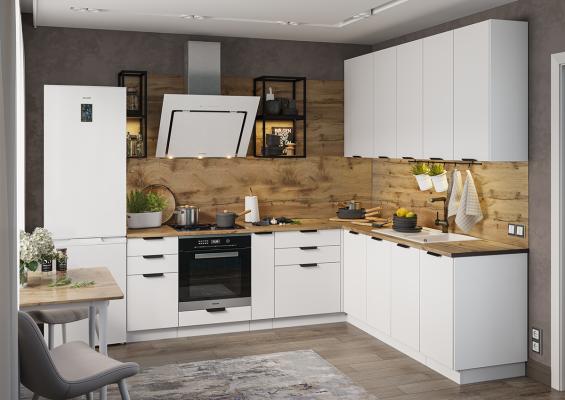 Модульная кухня Норд Софт пломбир / Норд Line Софт пломбир