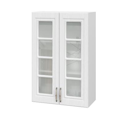 Шкаф верхний со стеклом (премьер) ШВС 600Н Лондон дуб сканди (МДФ 16мм МС София)