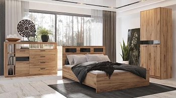 Модульная спальня Гамма Дуб вотан