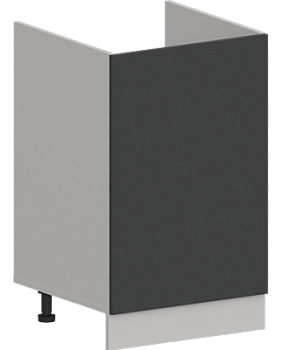 Шкаф нижний под мойку ШНМ 500 Гарден Графит софт