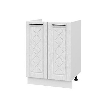 Шкаф нижний под мойку ШНМ 600 Барселона белый массив (МДФ 16мм МС София) Шкаф нижний под мойку ШНМ 600 Барселона белый массив (МДФ 16мм МС София)