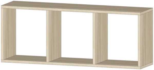 Полка Альфа Ясень Шимо светлый