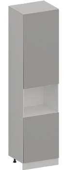 Пенал высокий ШП 600Н Гарден Лайт грей