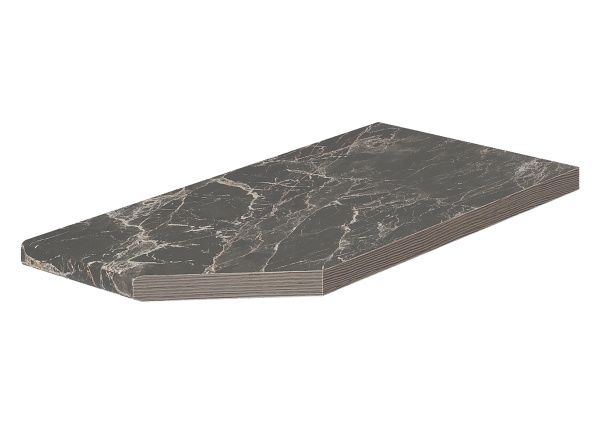 Столешница 0,3м (угол правый) Черный мрамор, 26мм Столешница 0,3м (угол правый) Черный мрамор, 26мм