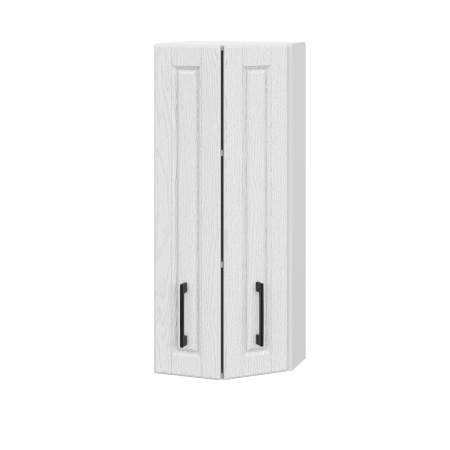 Шкаф верхний торцевой ШВТ 360Н Барселона белый массив (МДФ 16мм МС София)