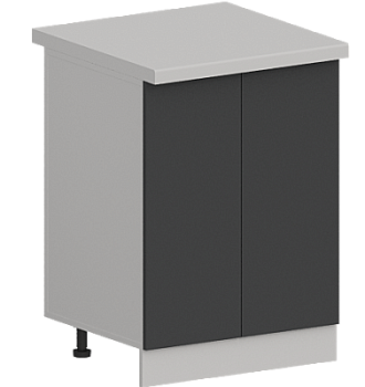 Шкаф нижний ШН 600 Гарден Графит софт