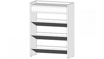 Обувница Визит Белый