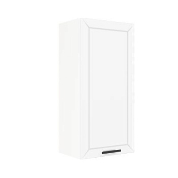 Шкаф верхний (премьер) ШВ 450Н Корпус: ЛДСП белый 16мм; фасад: фрезеровка Кельн, МДФ софт даймонд 16мм