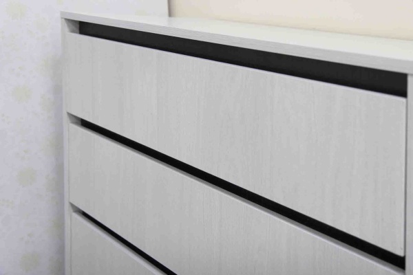 Бостон Комод 3 ящика Анкор светлый / Венге