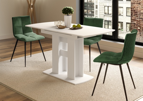 Стол обеденный Белое дерево/белое дерево