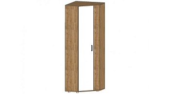 Шкаф угловой Инфинити Дуб вотан / Белый Шкаф угловой Инфинити Дуб вотан / Белый