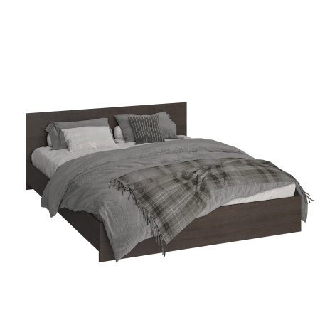Кровать Ронда КР-160 с основанием ЛДСП Венге/венге