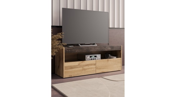 ТВ тумба Вегас Дуб вотан / Ателье Темное