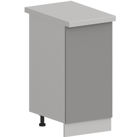 Шкаф нижний ШН 400 Гарден Лайт грей