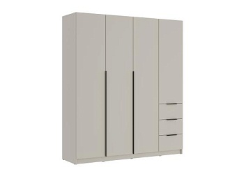 ВЕНТУРО Шкаф ШК-003 (4-ств, с ящиками) Корпус - Кашемир 2,75