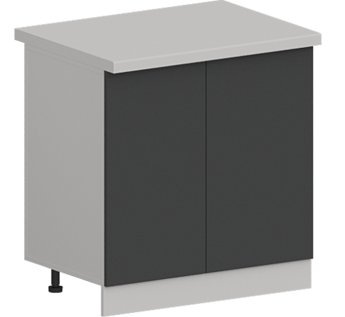 Шкаф нижний ШН 800 Гарден Графит софт