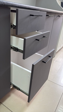 Модульная кухня Гарден Графит софт