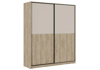 БОХО Шкаф-купе ШК-005 (2.0 м) Дуб крафт серый / Кашемир