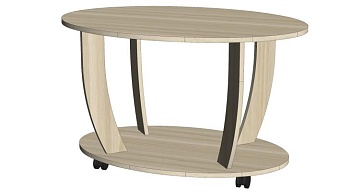 Стол журнальный овальный Ясень Шимо светлый Стол журнальный овальный Ясень Шимо светлый