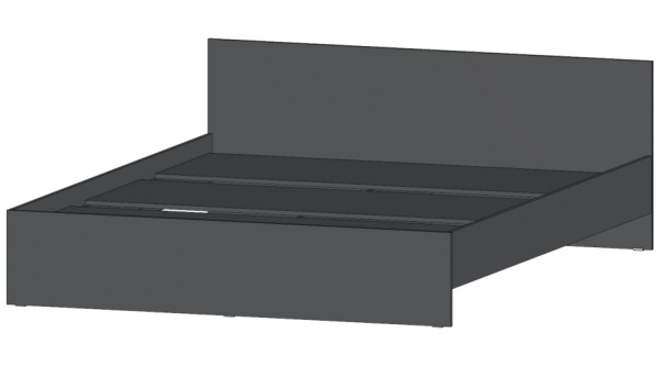 Элегант Кровать 1600 Графит