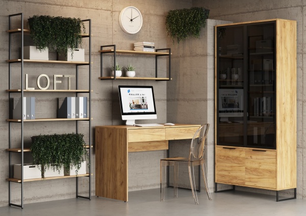 ЛОФТ Полка ПН-001 Корпус - Дуб Крафт золотой ЛОФТ Полка ПН-001 Корпус - Дуб Крафт золотой