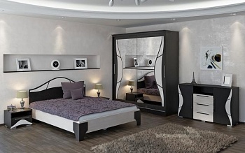 Модульная спальня Верона Венге / Анкор светлый