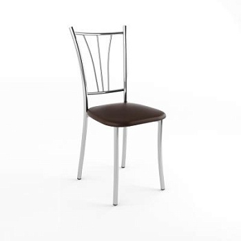 Стул Трилогия Стандарт Коричневый 130 / Хром