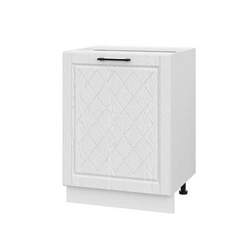 Шкаф нижний ШН 600-1 Барселона белый массив (МДФ 16мм МС София) Шкаф нижний ШН 600-1 Барселона белый массив (МДФ 16мм МС София)