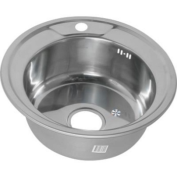 Мойка врезная полированная 490ая (0,6)  Мойка врезная полированная 490ая (0,6)