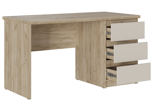БОСТОН Стол письменный СП-001 ЛДСП (Комплект) Дуб крафт серый / Кашемир