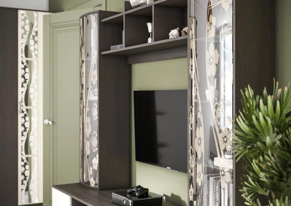 Модульная гостиная Марта-15 Венге / Дуб Белфорд