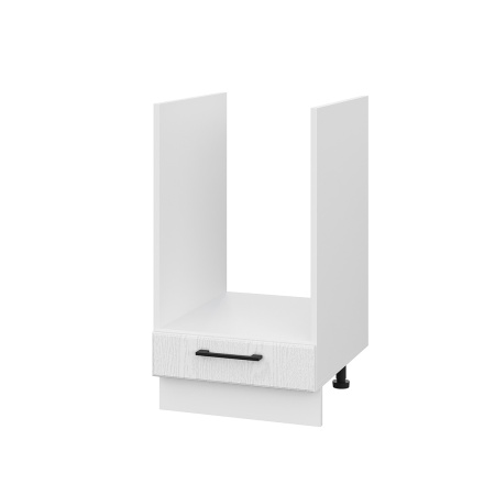 Шкаф нижний духовой ШНД 450 Барселона белый массив (МДФ 16мм МС София)