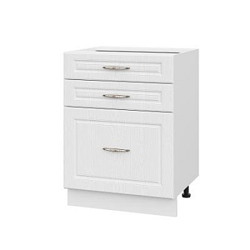 Шкаф нижний с ящиками ШН3Я 600 Лондон дуб сканди (МДФ 16мм МС София)