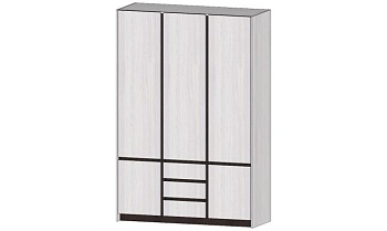 Бостон Шкаф 3-х створчатый Анкор светлый / Венге Бостон Шкаф 3-х створчатый Анкор светлый / Венге