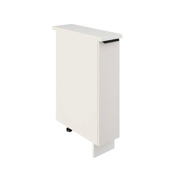 Шкаф шижний ШНБ 200 Корпус: ЛДСП белый 16мм; фасад: фрезеровка Норд, МДФ софт даймонд 16 мм