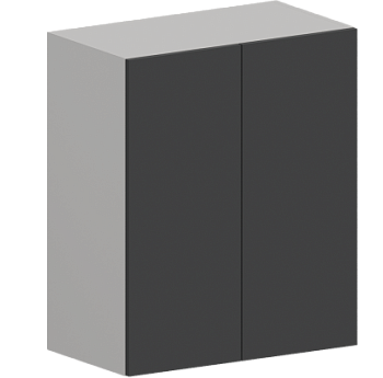 Шкаф верхний ШВ 600 Гарден Графит софт
