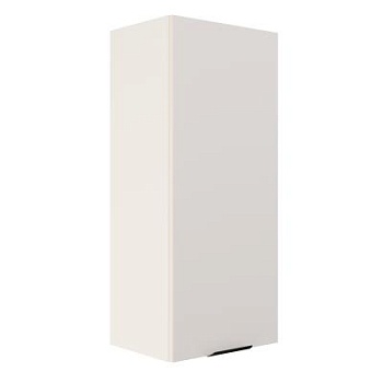 Шкаф верхний (премьер) ШВ 400Н Корпус: ЛДСП белый 16мм; фасад: фрезеровка Норд, МДФ софт даймонд 16 мм